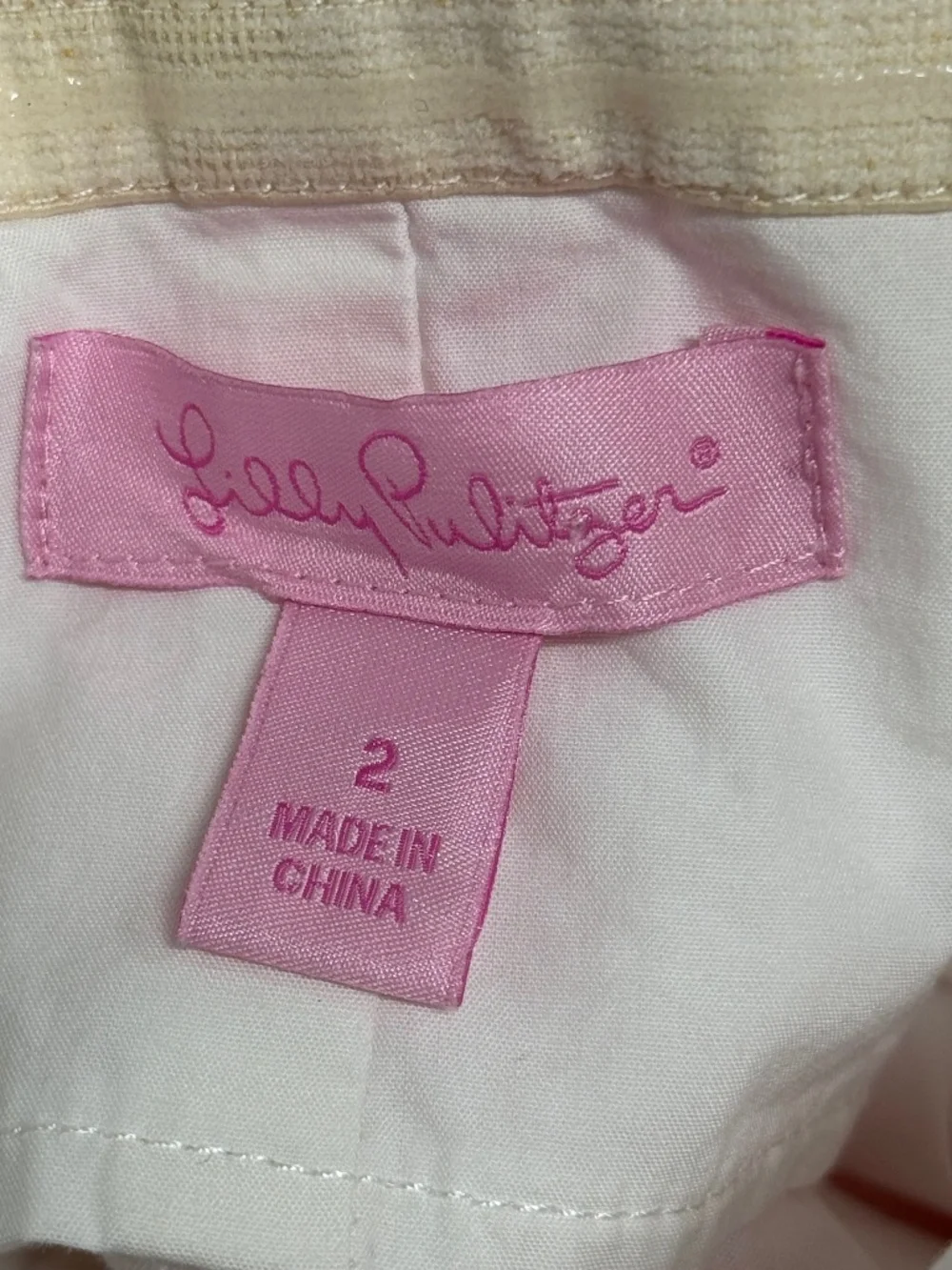 Lilly Pulitzer Strapless Gingham mini dress, Pink/White, Size 2 - Picture 6 of 8